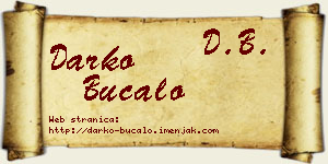 Darko Bucalo vizit kartica